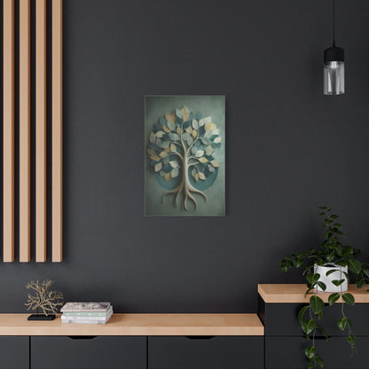 Tableau Arbre de vie sur toile de coton 470 g/m²