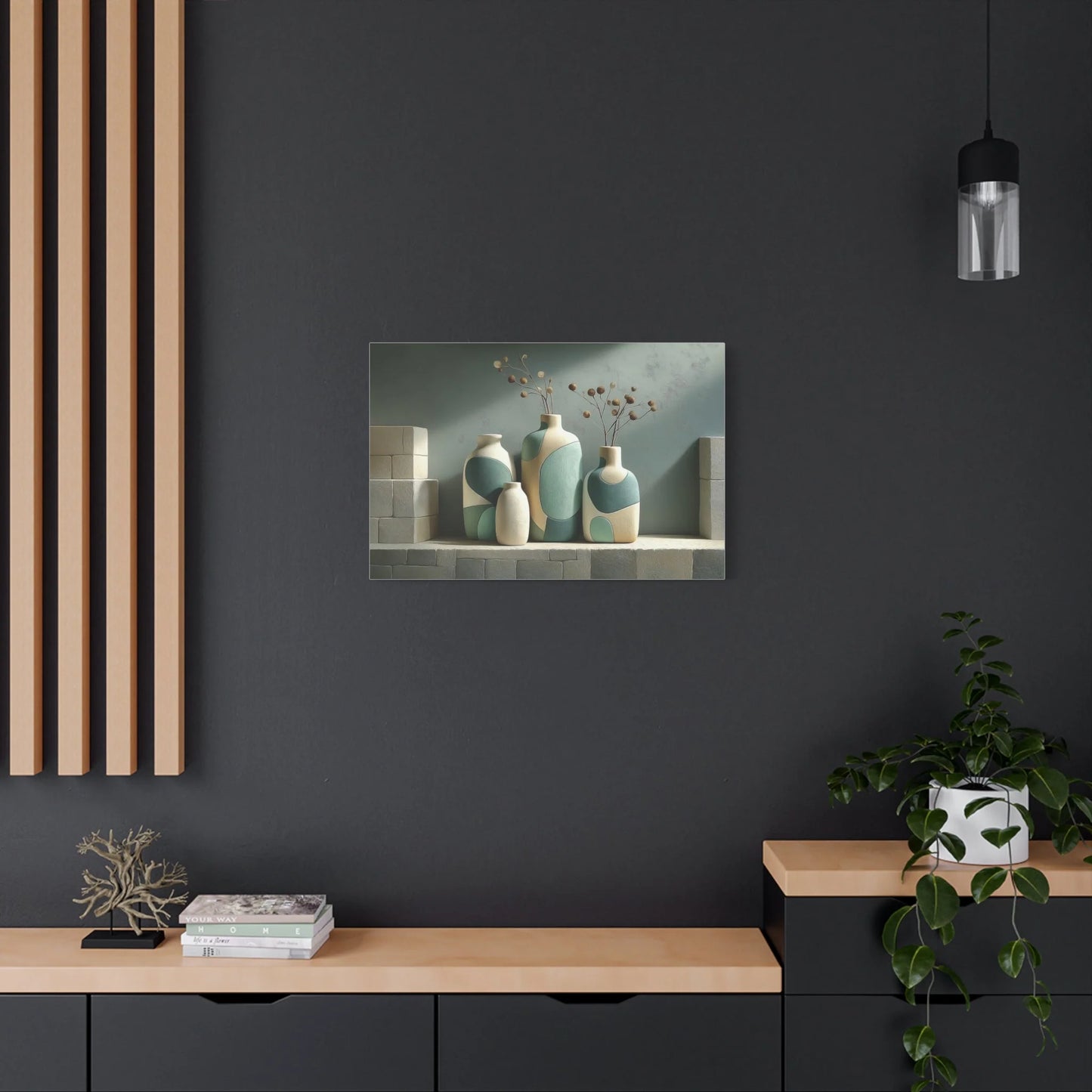 Tableau Céramiques sur toile de coton 470 g/m²