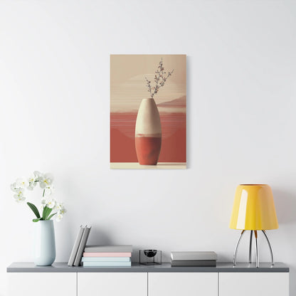 Tableau tableau mural vase — ambiance japonisante