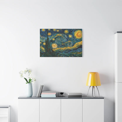 Tableau en Mosaïque Ciel Étoilé Tourbillon - Nuit de Tesselles - ambiance loft haut de plafond