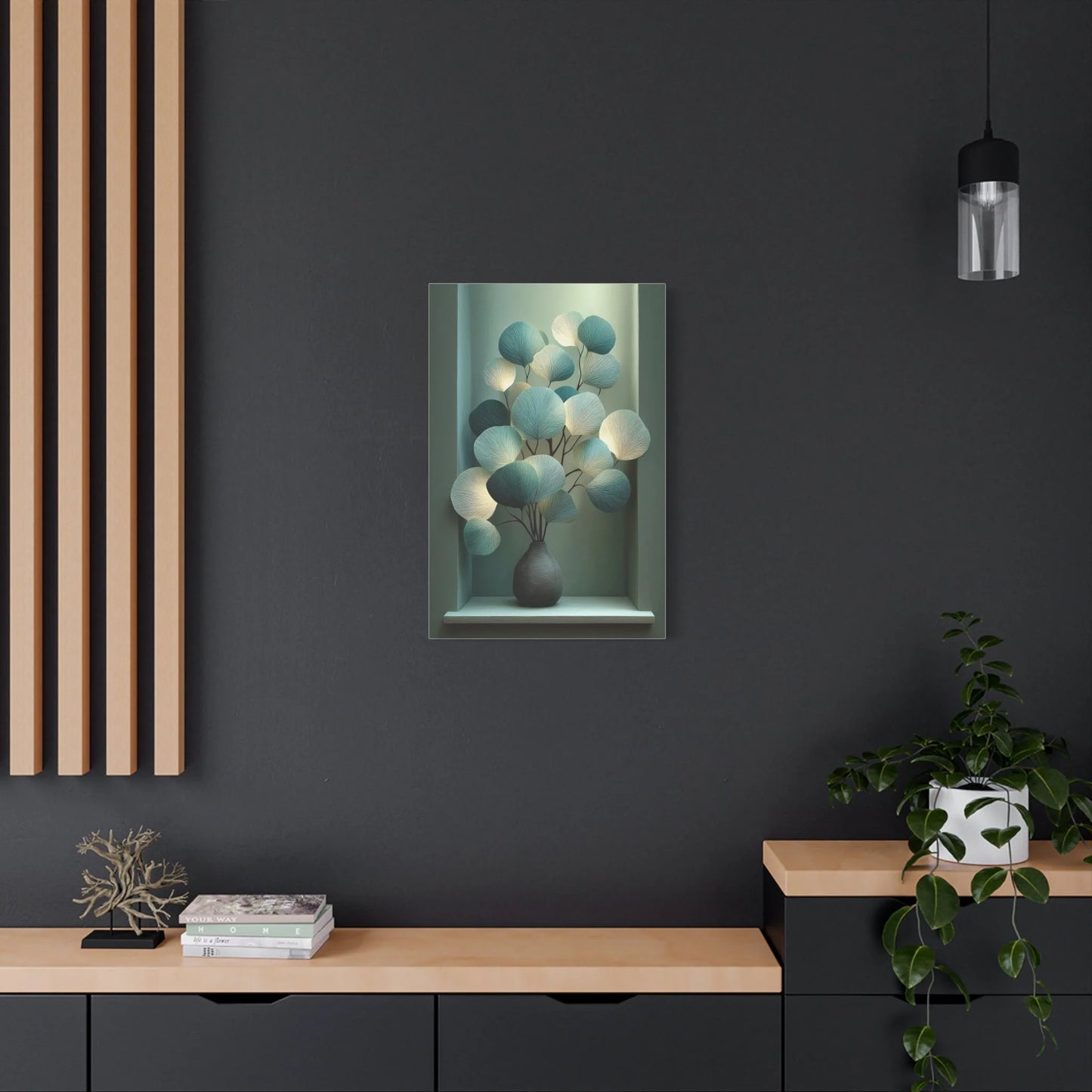 Tableau Eucalyptus sur toile de coton 470 g/m²