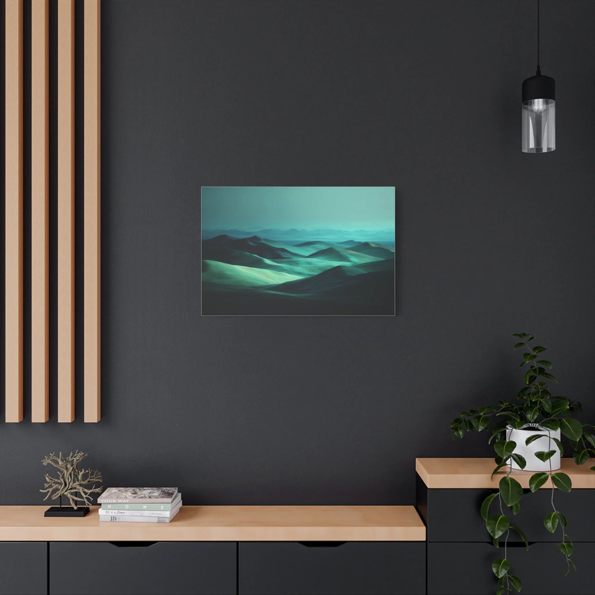 Tableau Désert sur toile de coton 470 g/m²
