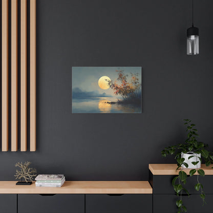 Tableau Lune sur toile de coton 470 g/m²