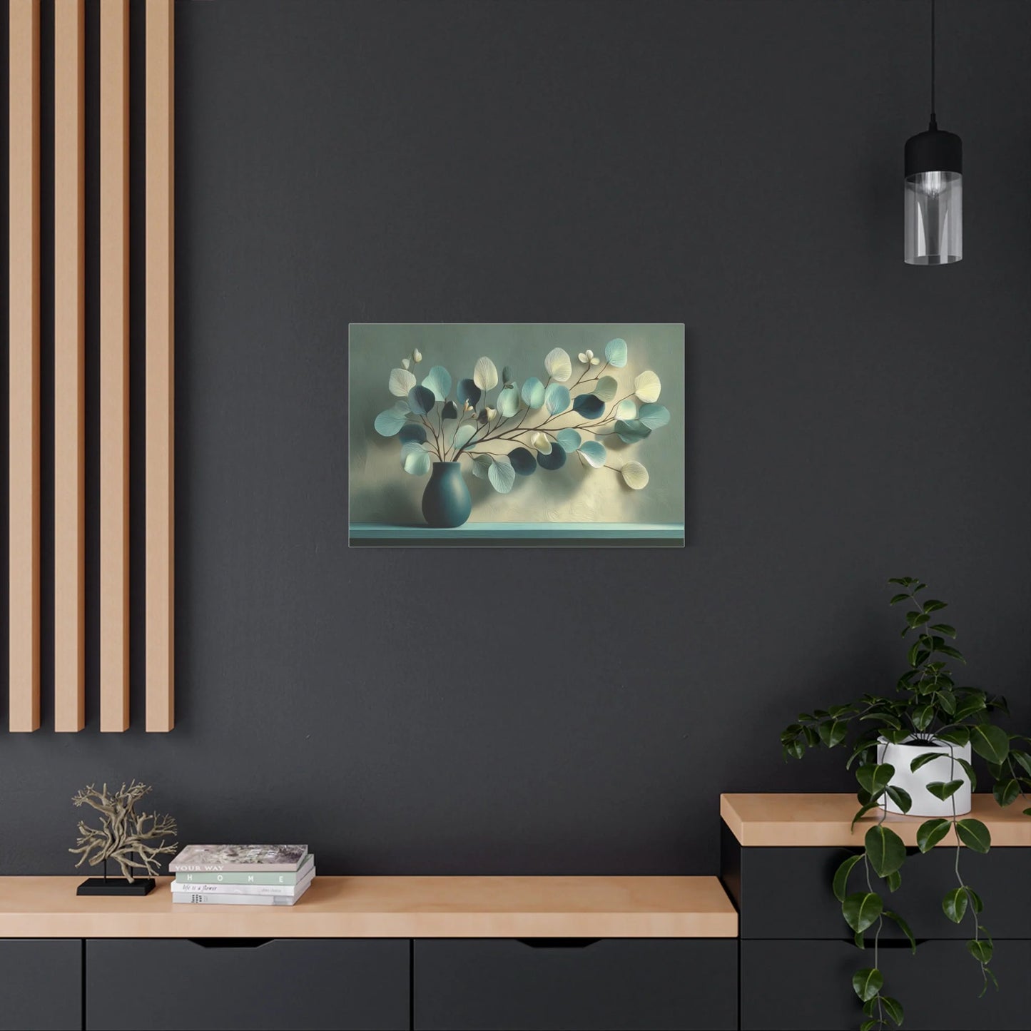 Tableau Eucalyptus sur toile de coton 470 g/m²