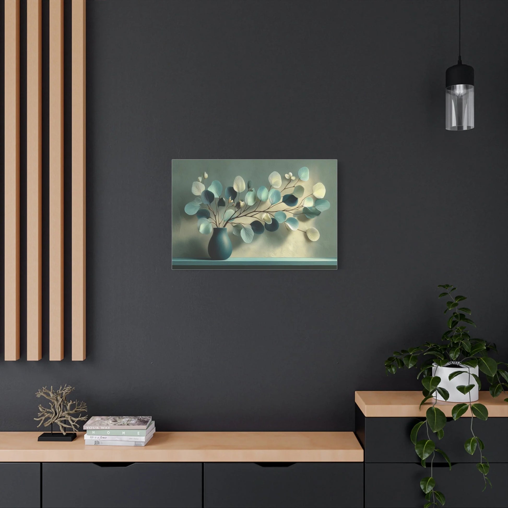 Tableau Eucalyptus sur toile de coton 470 g/m²