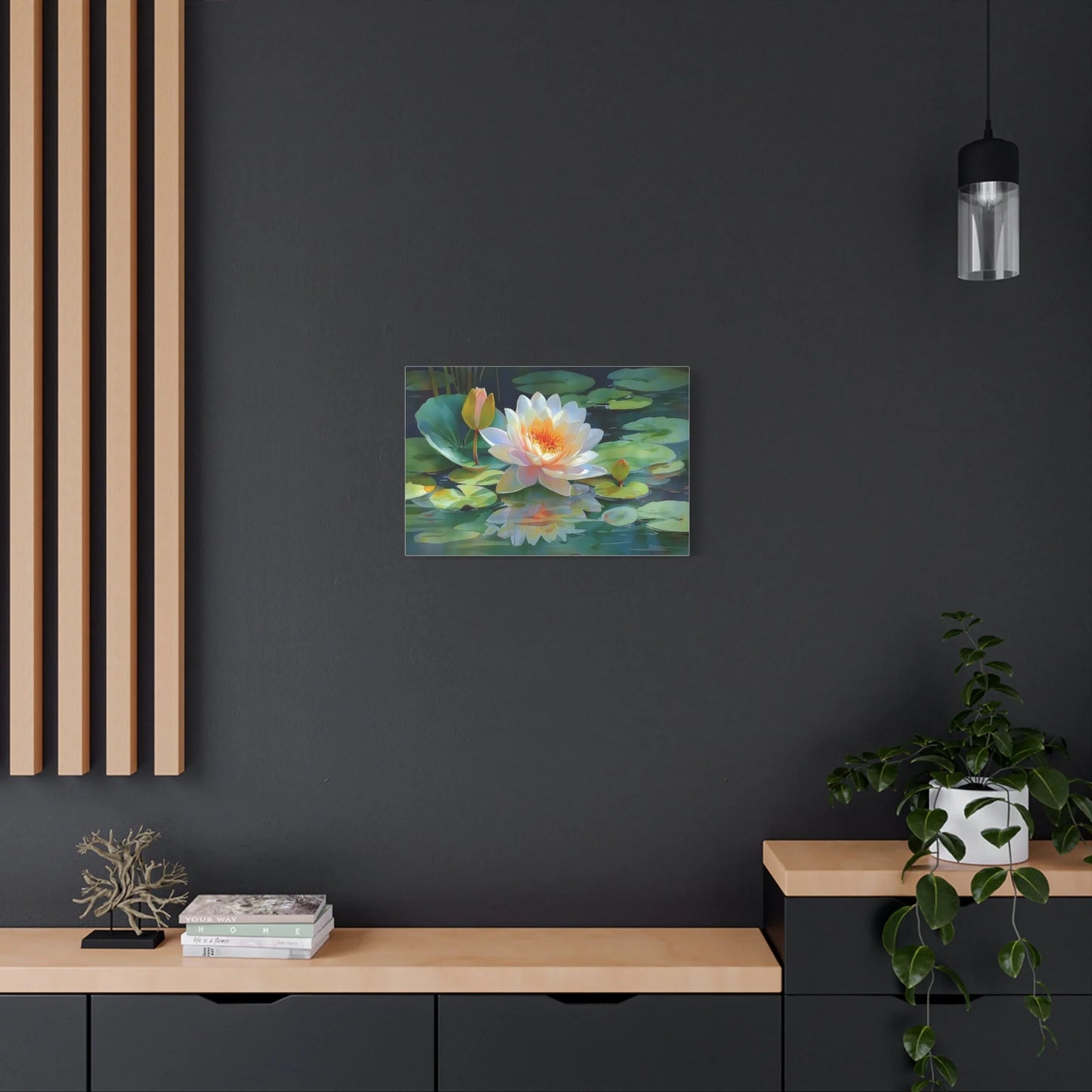 Tableau Détail du lotus en pleine floraison