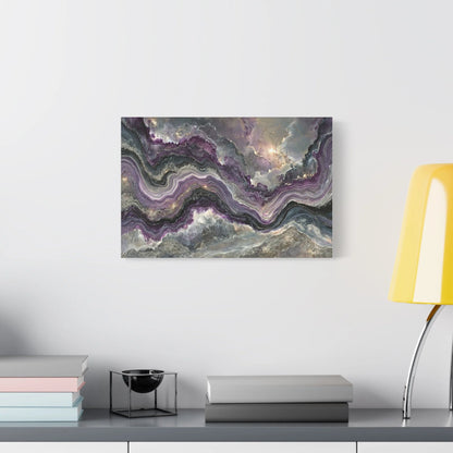 Tableau Marbre violet dans un loft contemporain
