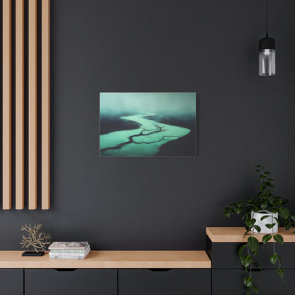 Tableau Rivière sur toile de coton 470 g/m²
