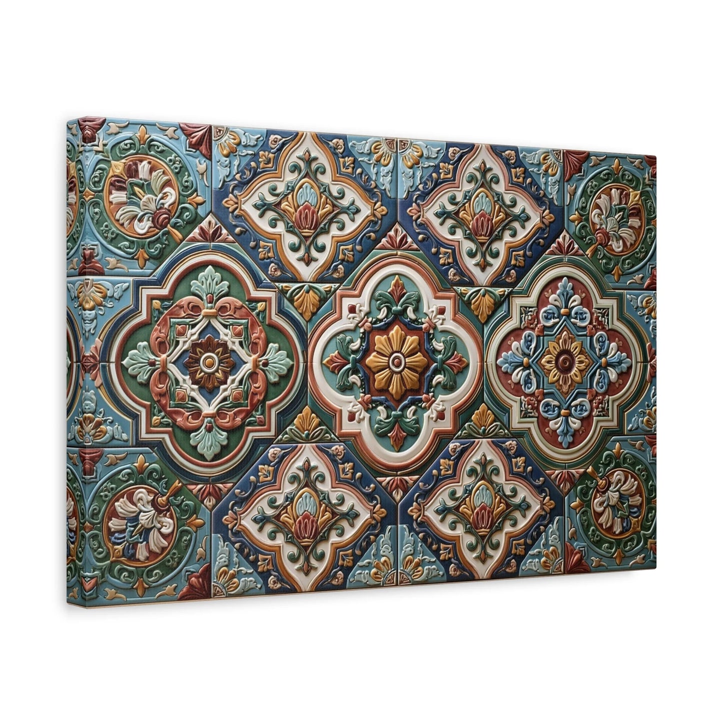 Tableau en Mosaïque Zellige Fès Meknès - Étoile Marocaine - ambiance chambre adolescent