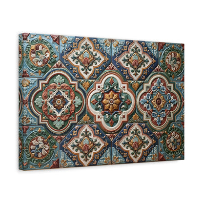 Tableau en Mosaïque Zellige Fès Meknès - Étoile Marocaine - ambiance chambre adolescent