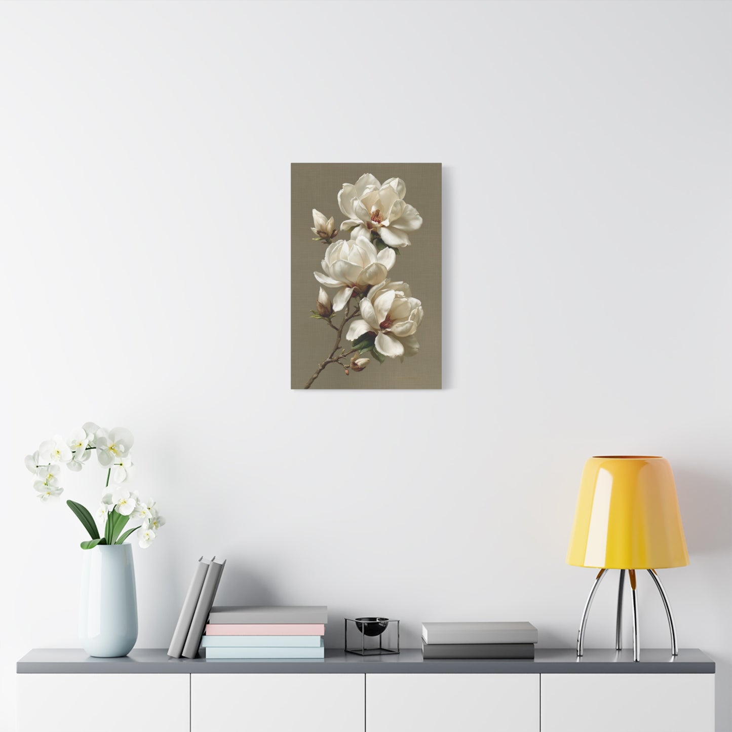 Tableau Beige Blanc - Magnolia