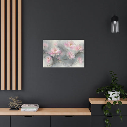 Tableau Pivoines sur toile de coton 470 g/m²
