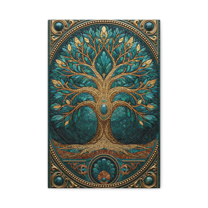 Tableau en Mosaïque Arbre de Vie - Racines Sacrées