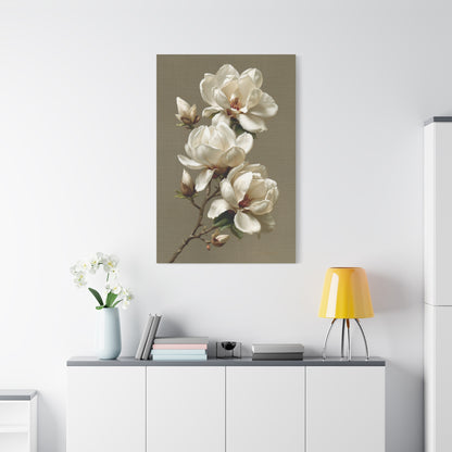 Tableau Beige Blanc - Magnolia