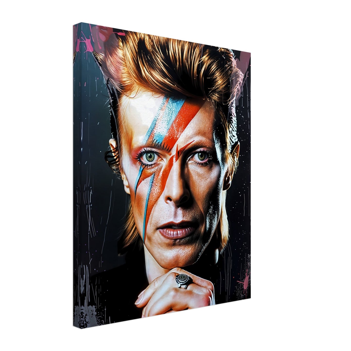 Tableau David Bowie - Pop Art Affiches, reproductions et œuvres graphiques Art Virtuoso M - 40x50 cm / 16x20″  