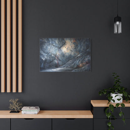 Tableau Pierre volcanique atmosphère tellurique