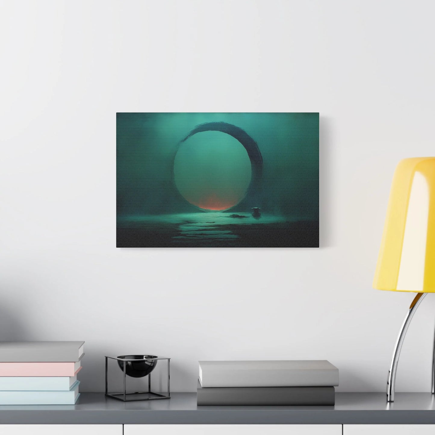 Tableau Cercle zen enso ambiance wabi-sabi