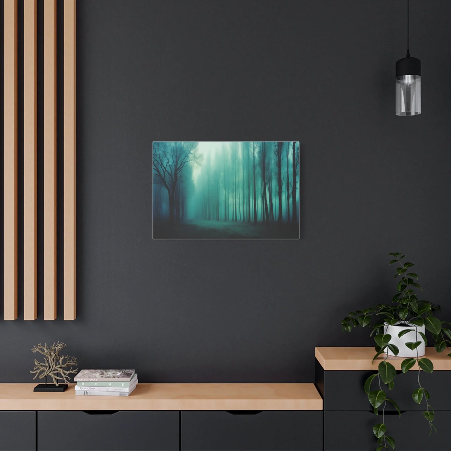 Tableau Forêt sur toile de coton 470 g/m²