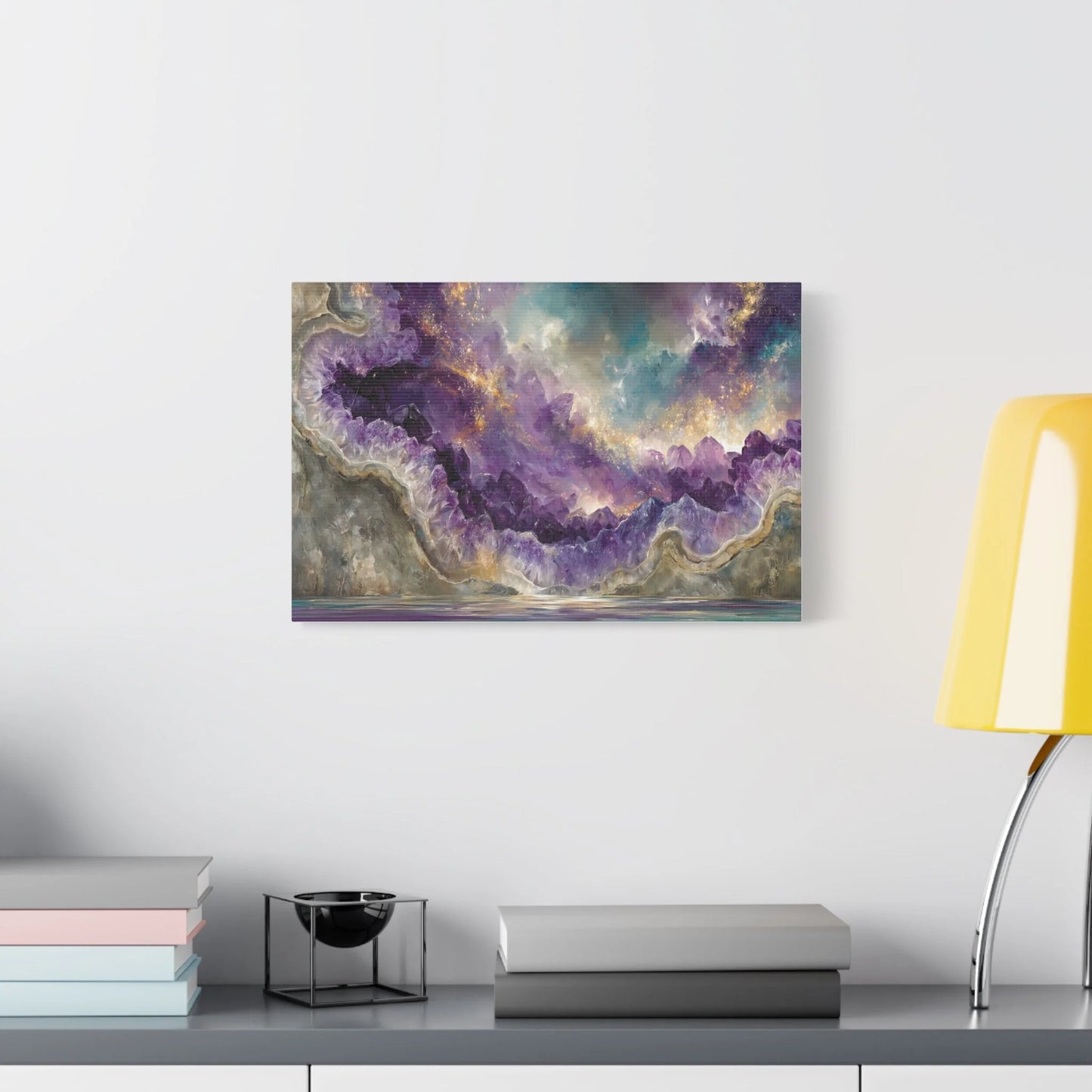 Tableau Améthyste dans un bureau exécutif