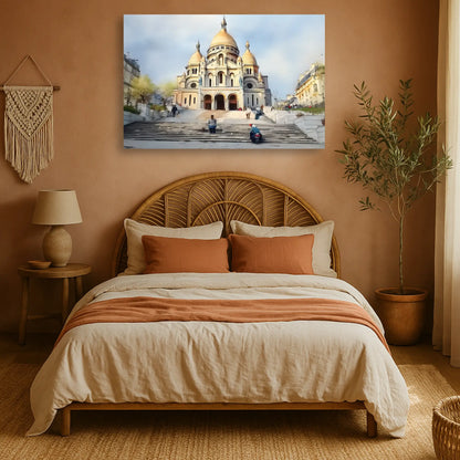 Tableau Basilique du Sacré-Cœur sur la Butte de Montmartre