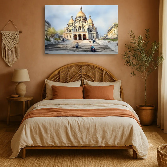 Tableau Basilique du Sacré-Cœur sur la Butte de Montmartre