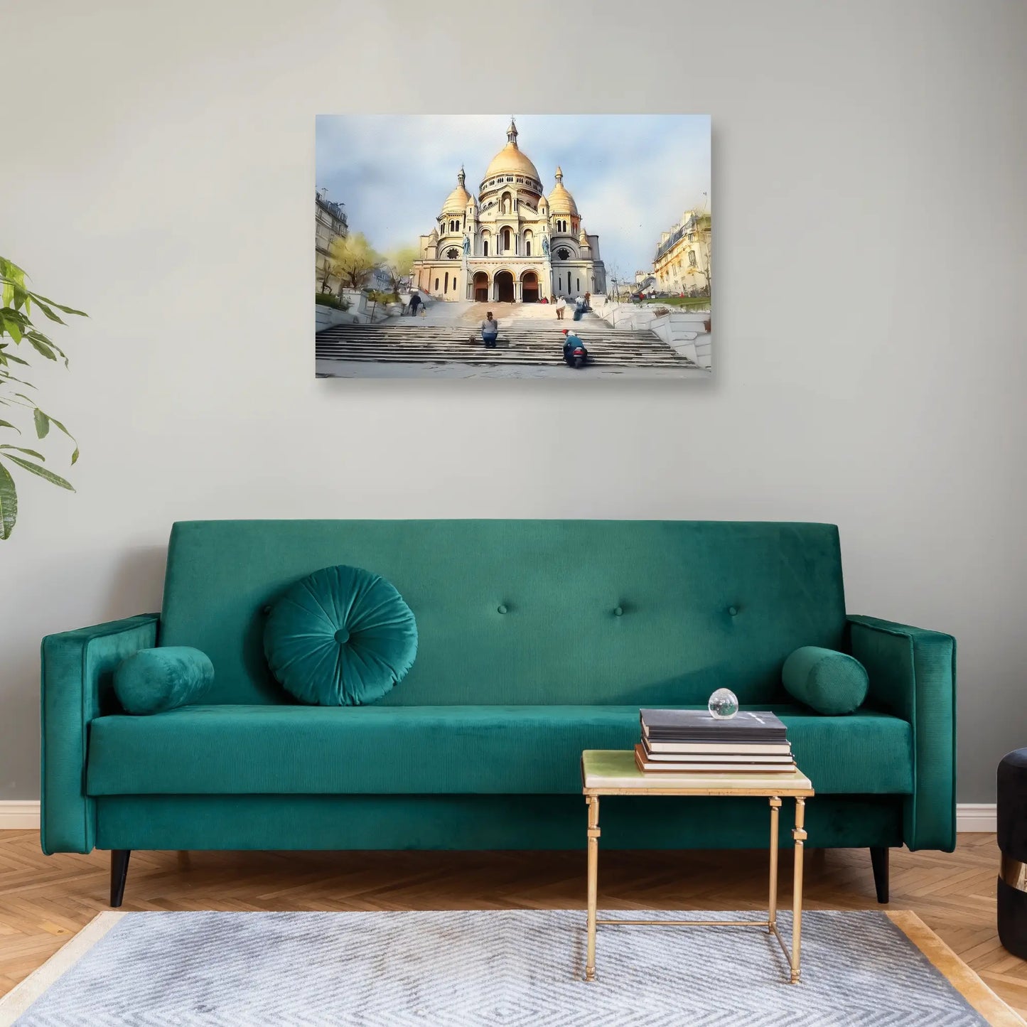 Tableau Basilique du Sacré-Cœur sur la Butte de Montmartre