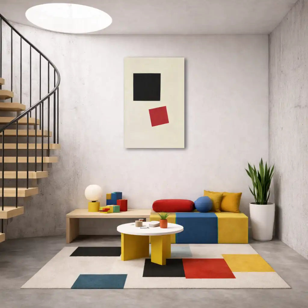 Kasimir Malewitsch – Schwarzes und rotes Quadrat – Suprematismus-Schock