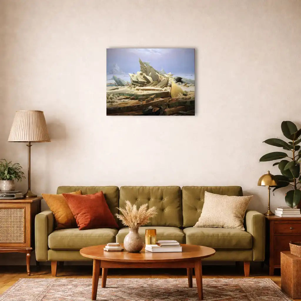 Caspar David Friedrich – Das Eismeer – Romantisches Wandbild