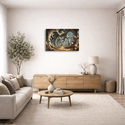 Toile monde Fractale au Temple surréaliste