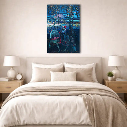 Vassily Kandinsky - Couple à Cheval - Nocturne Équestre