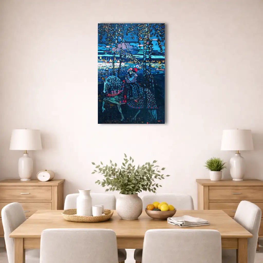Vassily Kandinsky - Couple à Cheval - Nocturne Équestre