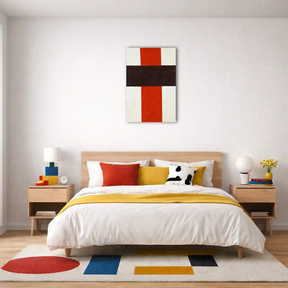 Kasimir Malewitsch – Hieratisches Suprematistisches Kreuz – Kunstdruck