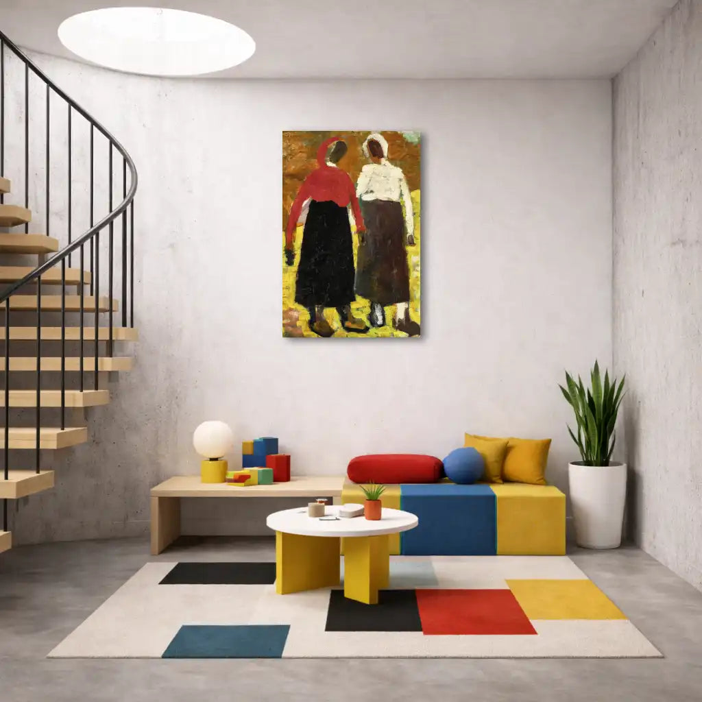 Kasimir Malewitsch – Zwei Bäuerinnen – Russische Erde, stille Gesten