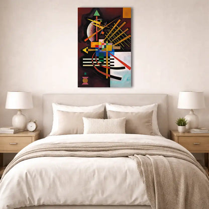 Vassily Kandinsky - En haut à gauche - La Mélodie Géométrique