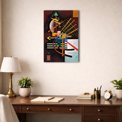 Vassily Kandinsky - En haut à gauche - La Mélodie Géométrique