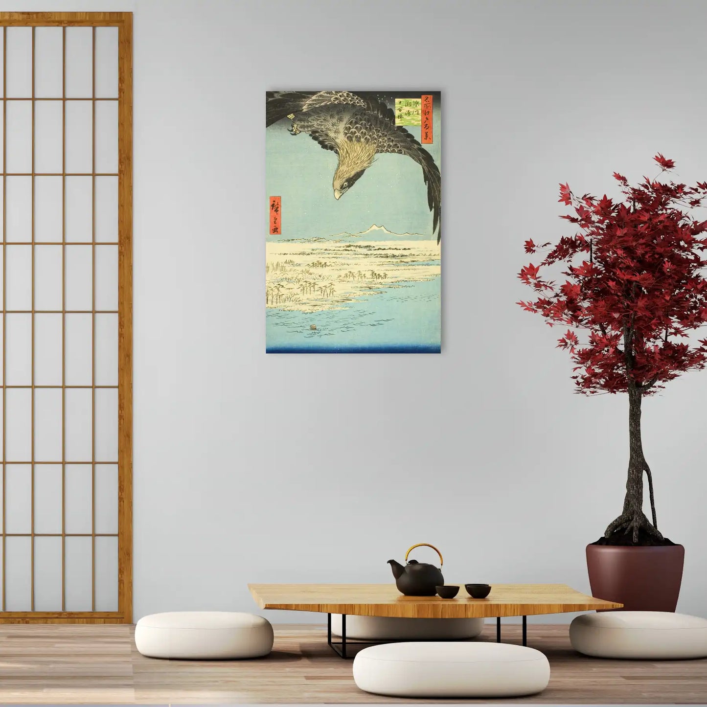 Tableau Hiroshige - Fukagawa Susaki et Jumantsubo