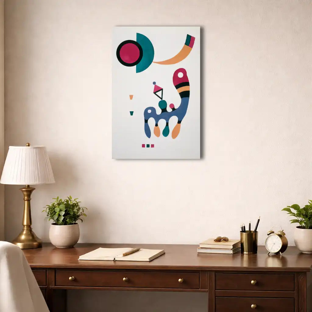 Vassily Kandinsky - Composition 1944 - Rythme Géométrique