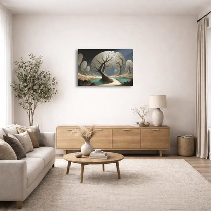 Peinture Surréaliste - Arbre du Passage