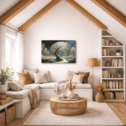 Peinture Surréaliste - Arbre du Passage