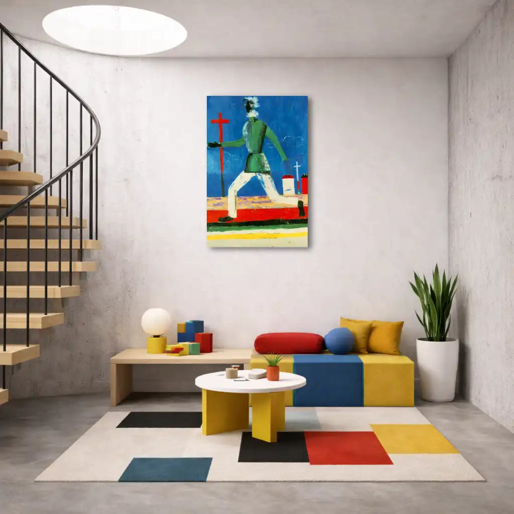 Tableau L'Homme qui Court - Kasimir Malevitch