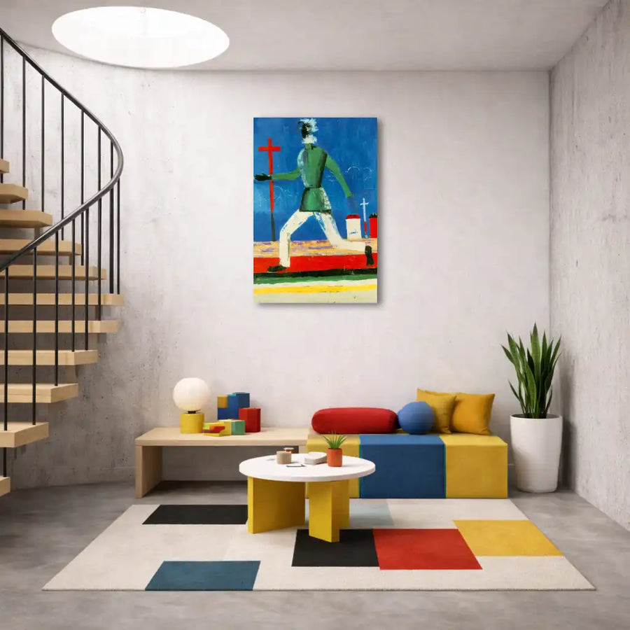 The Running Man – Kasimir Malevich Wall Art