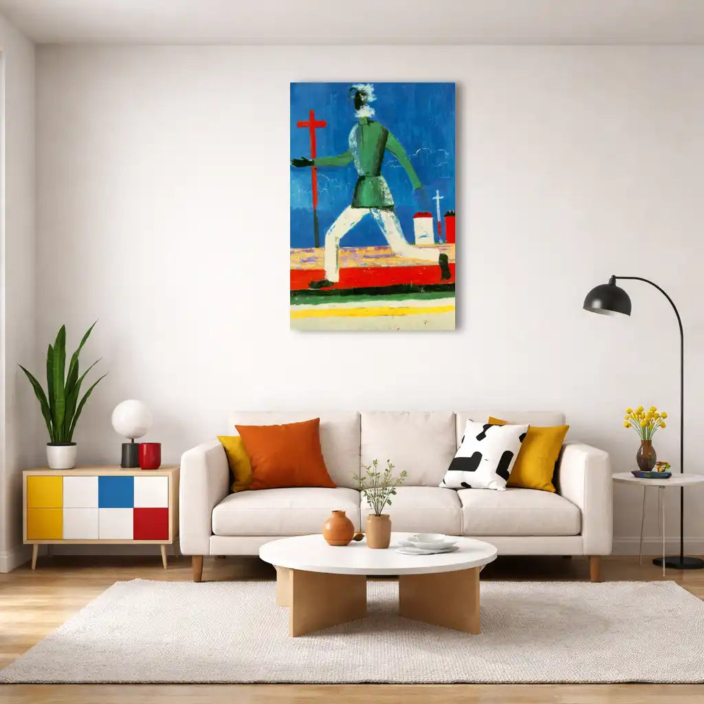Tableau L'Homme qui Court - Kasimir Malevitch