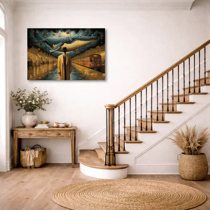 Toile La Baleine du Métro