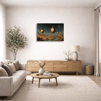 Tableau paysage surréaliste - La Vallée du Temps