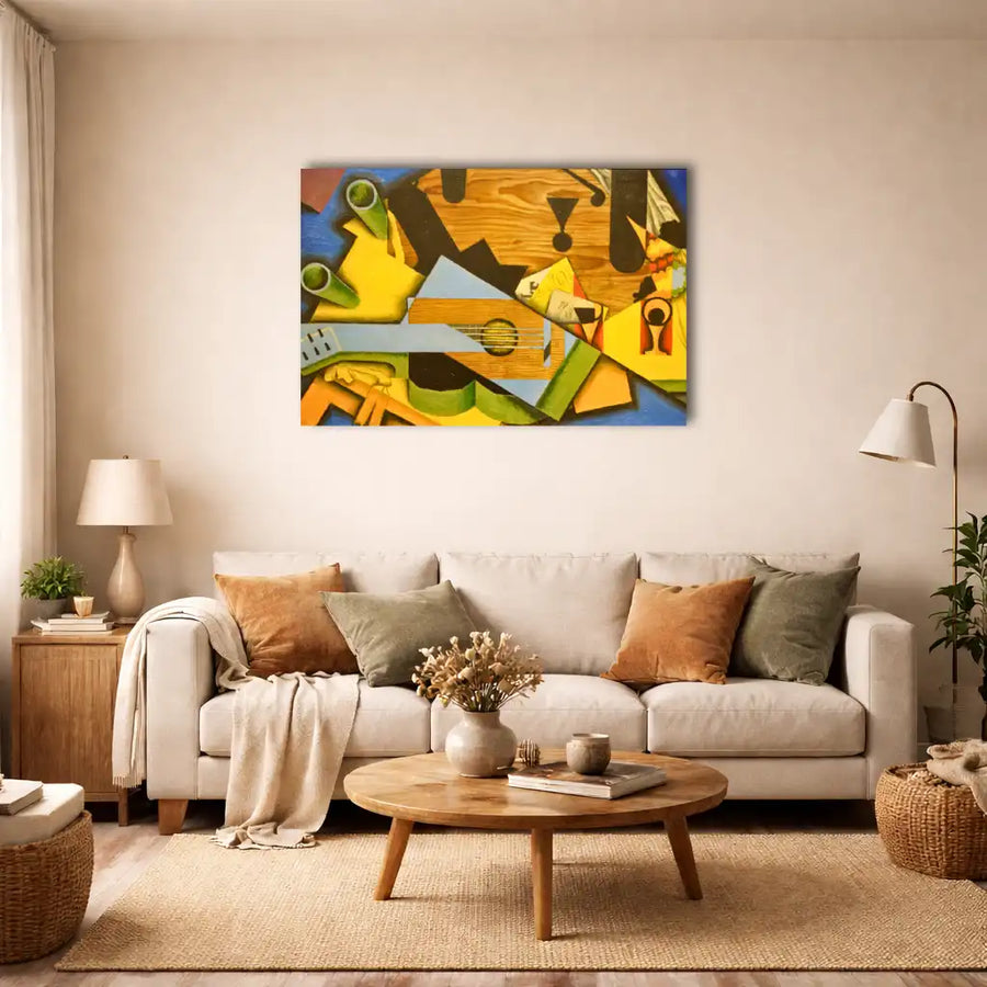 Still Life with Guitar – Juan Gris Wall Art
