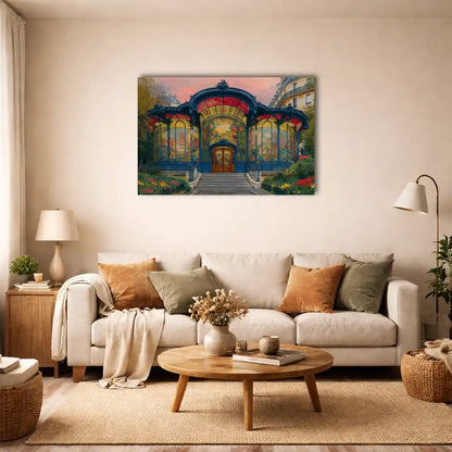 Paris Belle Époque – Dekorativer Pavillon – Leinwand