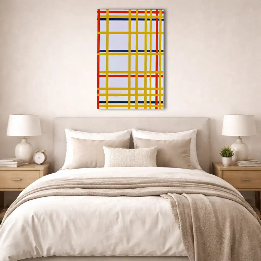 Piet Mondrian - New York City (version verticale)