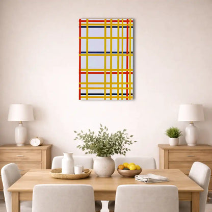 Piet Mondrian - New York City (version verticale)