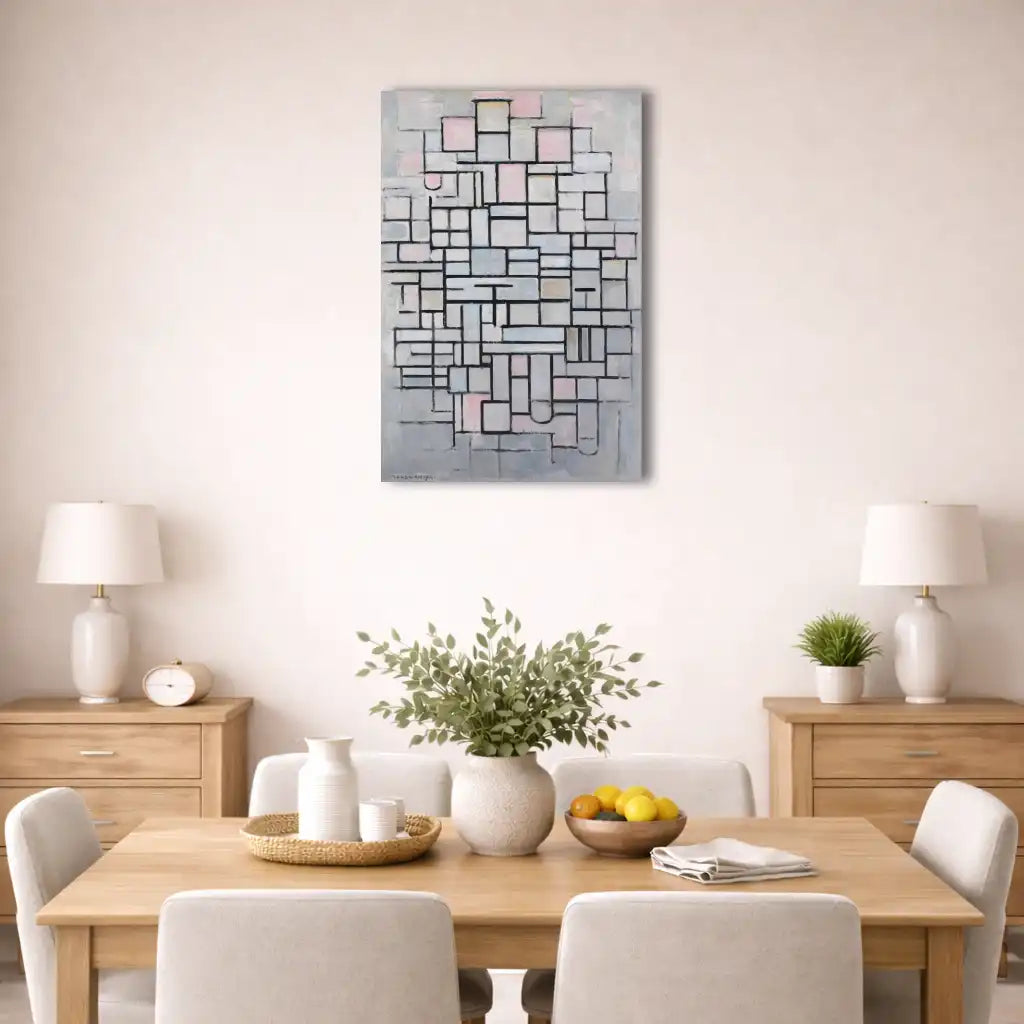 Piet Mondrian - Composition 4 - Murmures Géométriques