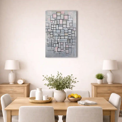 Piet Mondrian - Composition 4 - Murmures Géométriques